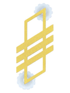 Gradabzeichen (16) Hauptmann Ord. 1990, Variante 2