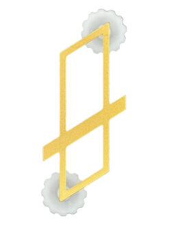 Gradabzeichen (14) Leutnant Ord. 1990, Variante 2