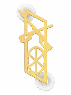 Kragenspiegel Radfahrer, Variante 2