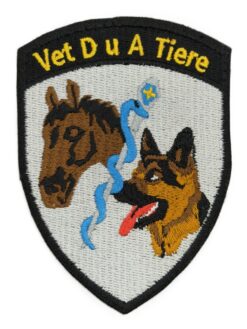 Verbandsabzeichen Vet D u A Tiere