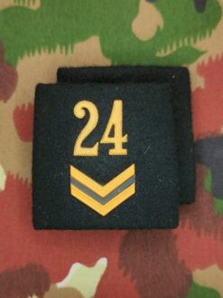 Schulterpatten Ord. 1949 HD (2) Funktionsstufe 2, Bat 24, Set