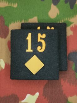 Schulterpatten Ord. 1995 Fachoffizier, Bat 15, Set