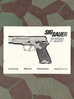 Anleitung SIG SAUER P220