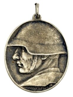 Abzeichen Nationalspende 1918 als Anhänger, 800er Silber