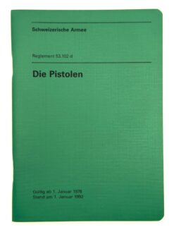 Reglement 53.102 d, Die Pistolen, Stand 1992
