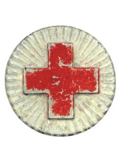 Kokarde zu Tschako Ord. 1869 für Truppeneinheiten der Sanität, mit Draht