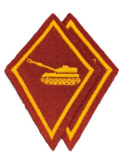 Kragenspiegel Kanonier Panzerhaubitze Ord. 1995, Set, Variante 1