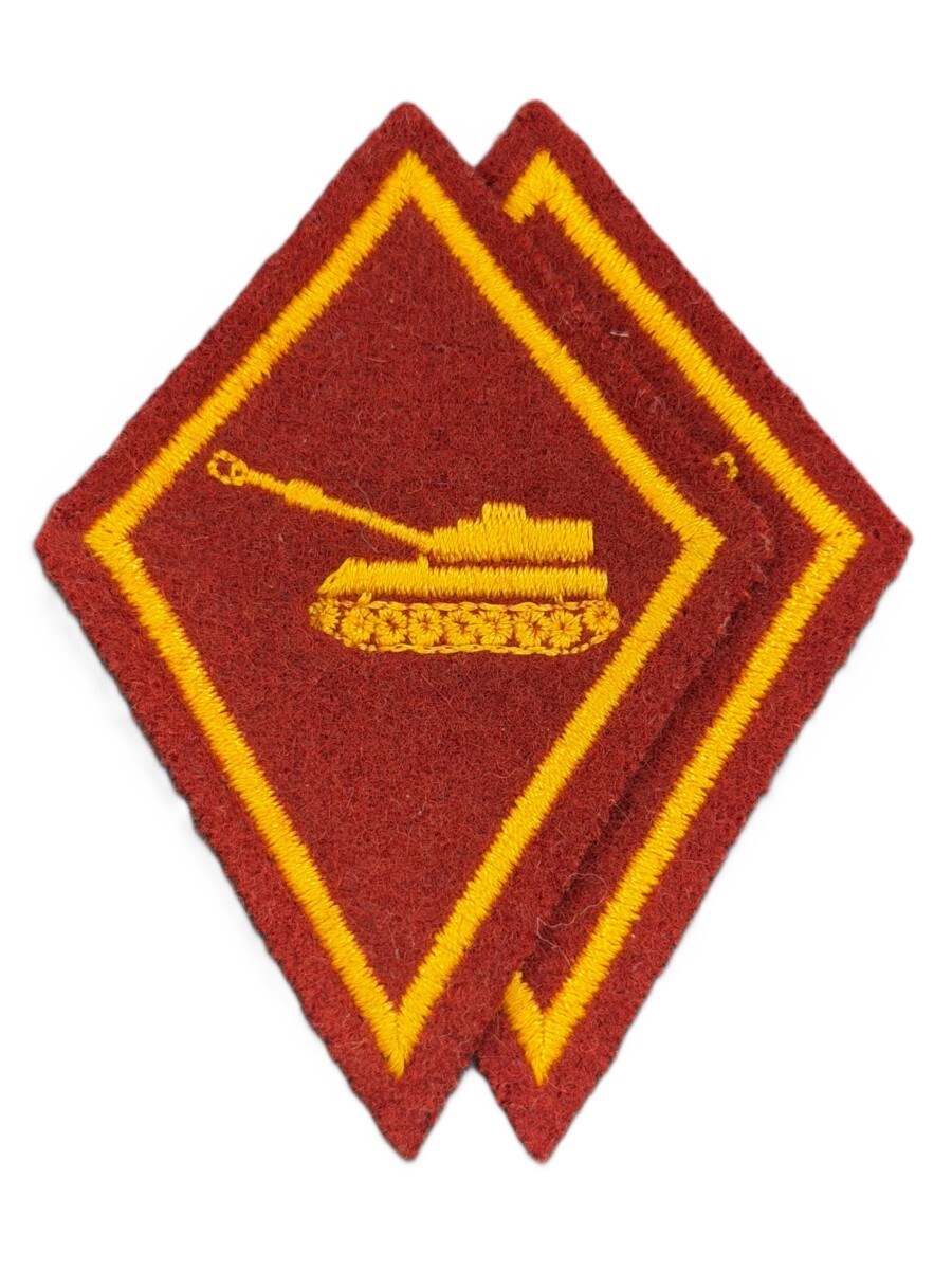 Kragenspiegel Kanonier Panzerhaubitze Ord. 1995, Set, Variante 1