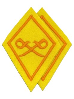 Kragenspiegel Dragoner Ord. 1968, Set, Variante 3