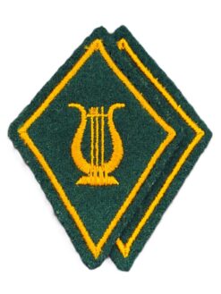 Kragenspiegel Trompeter / Tambour Ord. 1972, Set, Variante 1