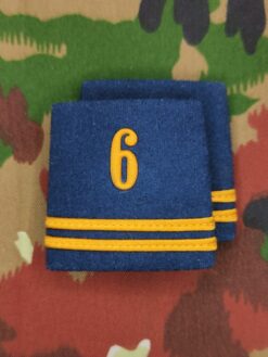 Schulterpatten Ord. 1949 (15) Oberleutnant, Nr. 06, Set