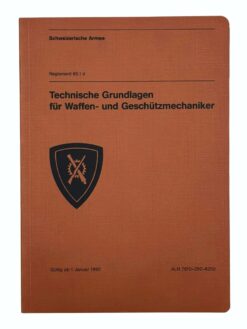 Reglement 65.1 d, Technische Grundlagen für Waffen- und Geschützmechaniker, 1992