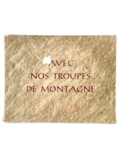 Album de la Brigade de montagne 10 1939–41, mit Widmung