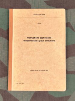 Règlement 65.1 f, Instructions techniques fondamentales pour armuriers, 1969