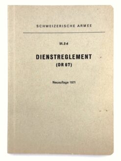 Reglement 51.2 d, DIENSTREGLEMENT (DR 67), 1971