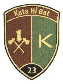 Verbandsabzeichen Kata Hi Bat 23 Stabskp