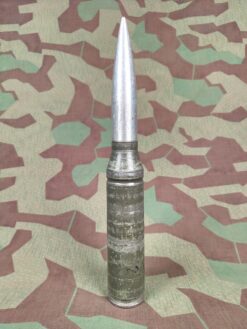 35 mm Flugabwehrkanone Manipulierpatrone, silber, Variante 1 mit Rille