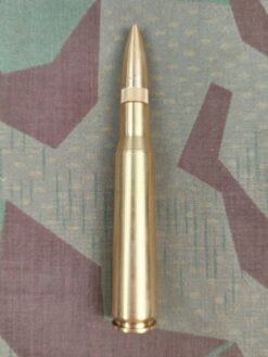 12.7 mm Maschinengewehr Manipulierpatrone aus Messing (.50 BMG), Variante 1, neu