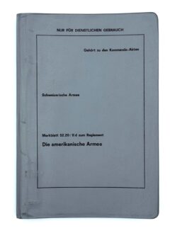 Merkblatt 52.20/II d, Die amerikanische Armee, 1973