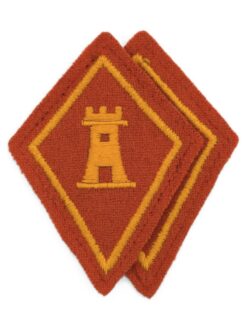 Kragenspiegel Festungswachtkorps Ord. 1949, Set