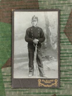 Foto Artillerie, (01) Fahrer, F Bttr 43, um 1910