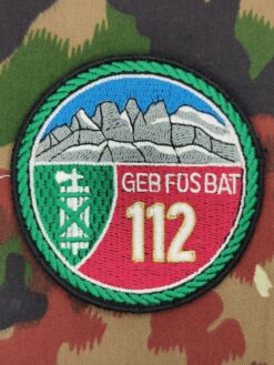 Verbandsabzeichen Geb Füs Bat 112 Kp 1