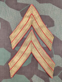 Gradabzeichen Ord. 1898 (5) Feldweibel, Artillerie, Genie und Train, Set