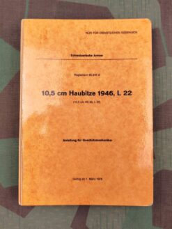 Reglement 65.344 d, 10,5 cm Haubitze 1946, L 22 (10,5 cm Hb 46, L 22), 1978