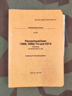 Reglement 65.706 d, Panzerhaubitzen 1966, 1966/74 und 1974 (Fahrzeug) (Pz Hb 66, 66/74, u 74), 1976