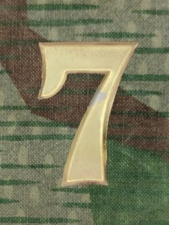 Ord. 1861 Nummer 7 zu Tschako, Gold, Reproduktion