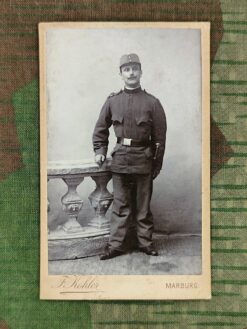 Foto Soldat, um 1890