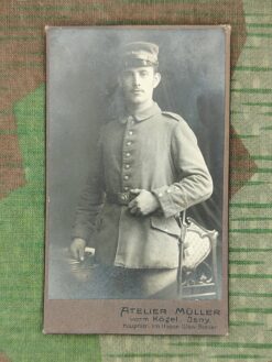 Foto Soldat, um 1900