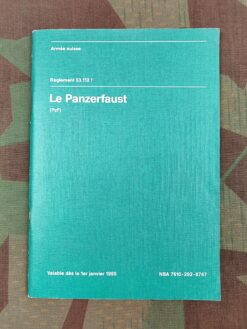 Règlement 53.112 f, Le Panzerfaust (PzF), 1996