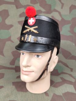 Tschako Ord. 1898, (0) Festungsartillerie Batterie 11, Landsturm, Grösse 56