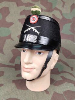 Tschako Ord. 1898, (0) Füsilier Bataillon 162 Kompanie 2, Glarus, Landwehr, Grösse 57