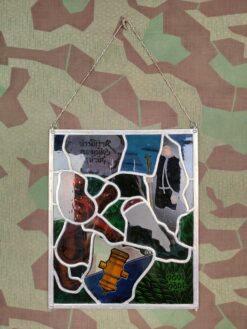 Glasbild Artillerie Kollegium Zürich 1686 1986