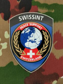 Aufkleber SWISSINT PEACE SUPPORT SWITZERLAND, Variante 2