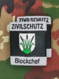 Schulterpatten ZIVILSCHUTZ Blockchef, Set, Variante 1