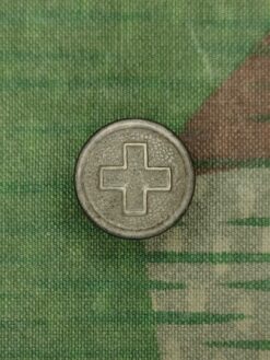 Uniformknopf Ord. 1914 für Mannschaft, 16 mm, grau, Schärer, Variante 2