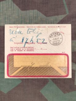 Telegramm, Teilmobilmachung, 1944