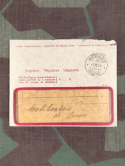 Telegramm, Kriegsmobilmachung, 1939