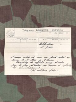 Telegramm, Kriegsmobilmachung, 1940