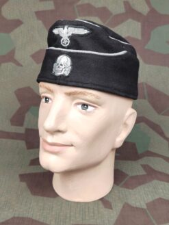 Schiffchenmütze Waffen-SS, Panzer, Offizier, Reproduktion