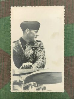 Foto, Waffen-SS, (06) SS-Unterscharführer, Balthasar Woll, Reproduktion