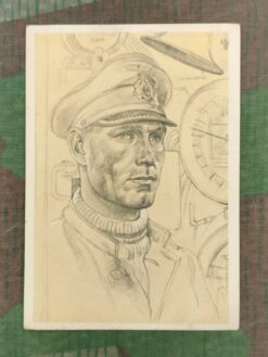 Postkarte, Kriegsmarine, U-Boot-Waffe, Leitender Ingenieur Offizier