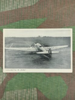 Postkarte, Luftwaffe, Flugzeug Focke-Wulf Fw 58 „Weihe“, Variante 2