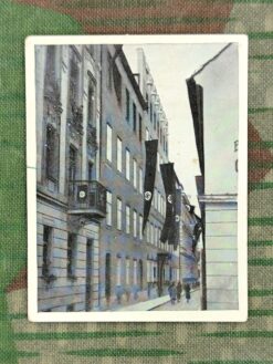 Zigarettenbild, Austria Tabakwerke A.G., Bild Nr. 031, Realschule Linz, Steingasse 6