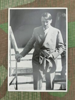 Zigarettenbild, Sammelwerk Nr. 15, Gruppe 62, Bild Nr. 128, Letzter Besuch bei Hindenburg vor seinem Tode im Juli 1934