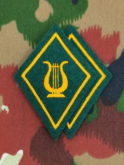 Kragenspiegel Trompeter / Tambour / Schlagzeuger Set Ord. 1995