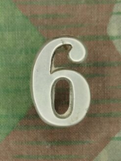 Ord. 1869–1898 Nummer 6 / 9 zu Tschako, Silber, Variante 5